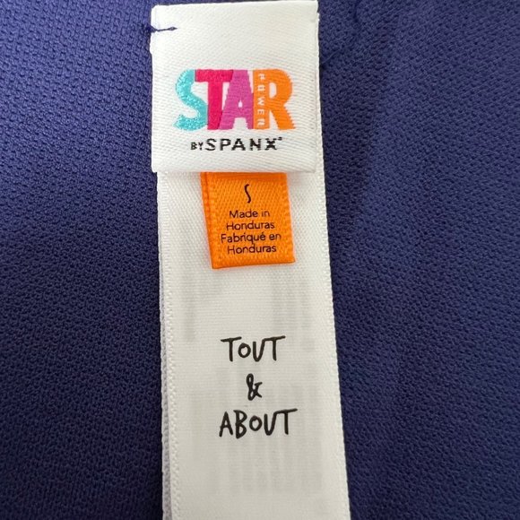 Spanx Star Power Womens Tout and About Purple Shaping Leggings 2162 Small - Picture 6 of 8